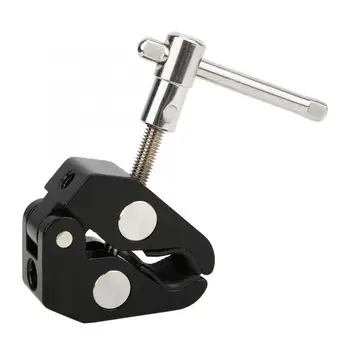 

VILTROX FANSHANG XQ-1 Aluminium Alloy Black Universal Super Crab Clamp Pliers Clip for Camera Monitor Magic Arm