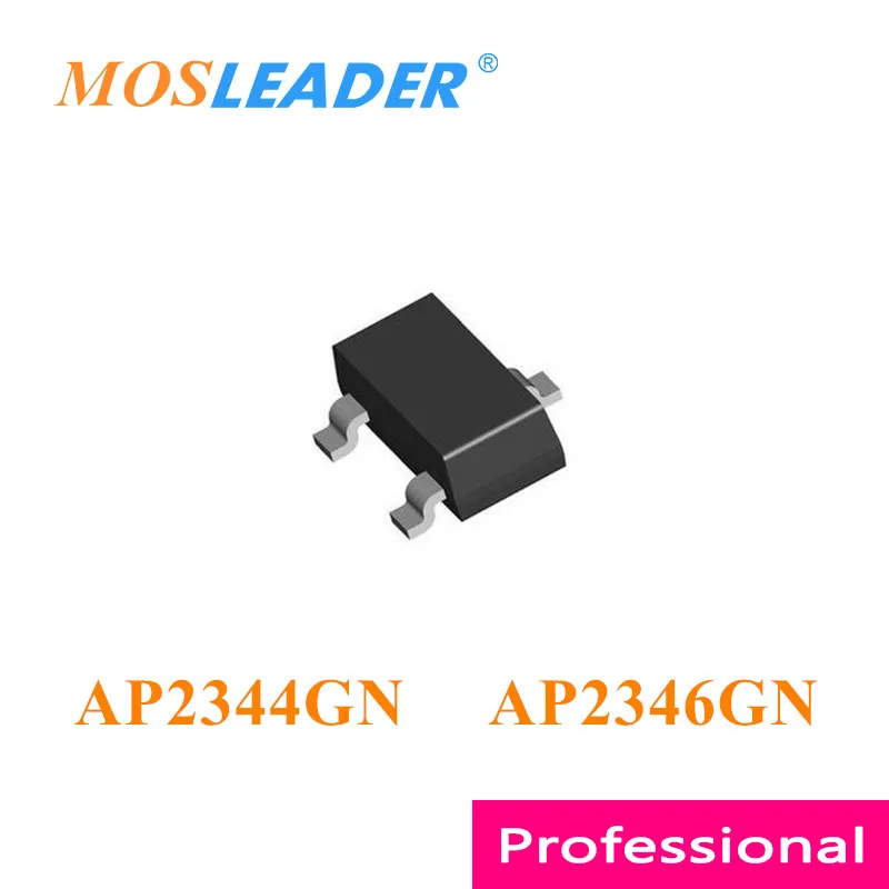 

Mosleader AP2344GN AP2346GN SOT23 3000 шт. AP2344GN-HF AP2346GN-HF AP2344 AP2346 20V 3A 6.4A N-Channel китайский резинковый шланг высокого качества