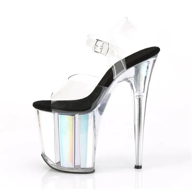 Women High Heels High Heels Sandals Womens Sandals Ladies 20CM 10CM Crystal Thin Heels Sandals Shoes 34-45 46