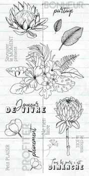 

french Clear Silicone Stamp / seal for DIY Scrapbooking / Album Decorative Clear Stamp Sheets A392