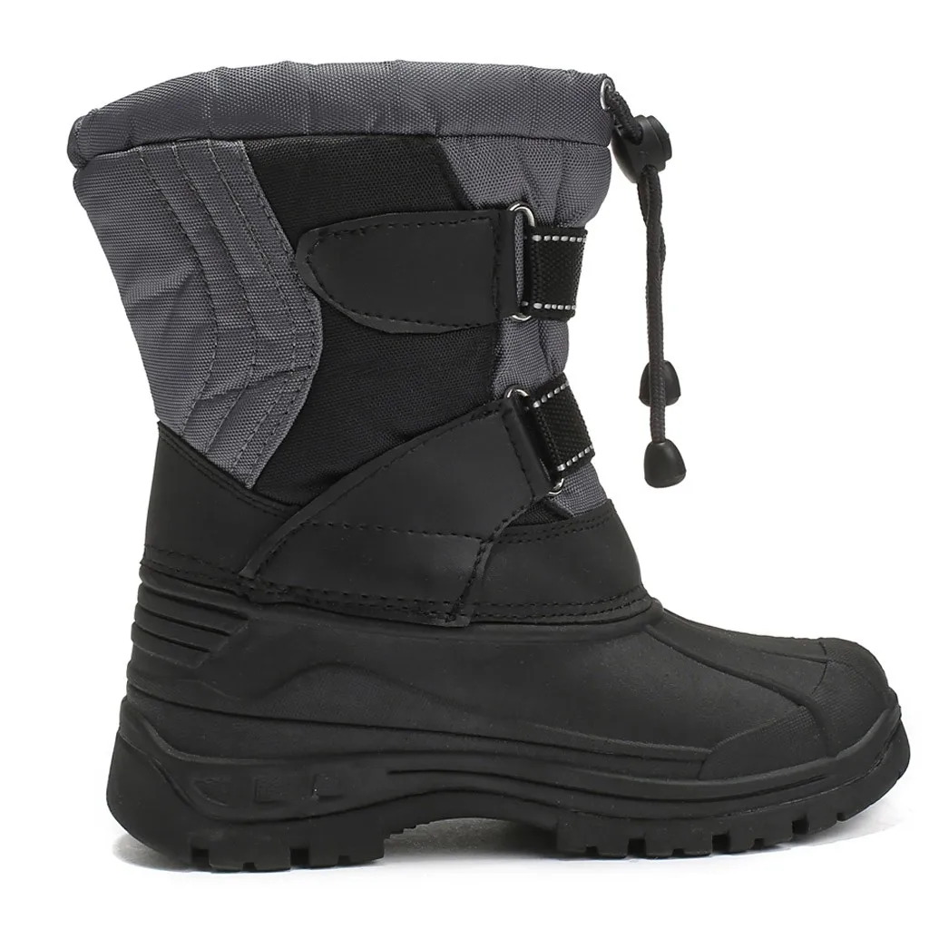 Зимние детские ботинки; модная повседневная Водонепроницаемая теплая удобная зимняя детская обувь; зимние ботинки для девочек; sapato infantil