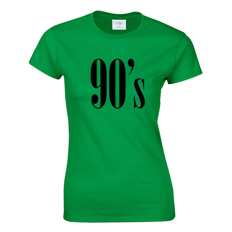 

90's Letters Women T shirt Cotton Casual Funny tshirts For Lady Top Tee Hipster Tumblr Black White Gray Drop Ship