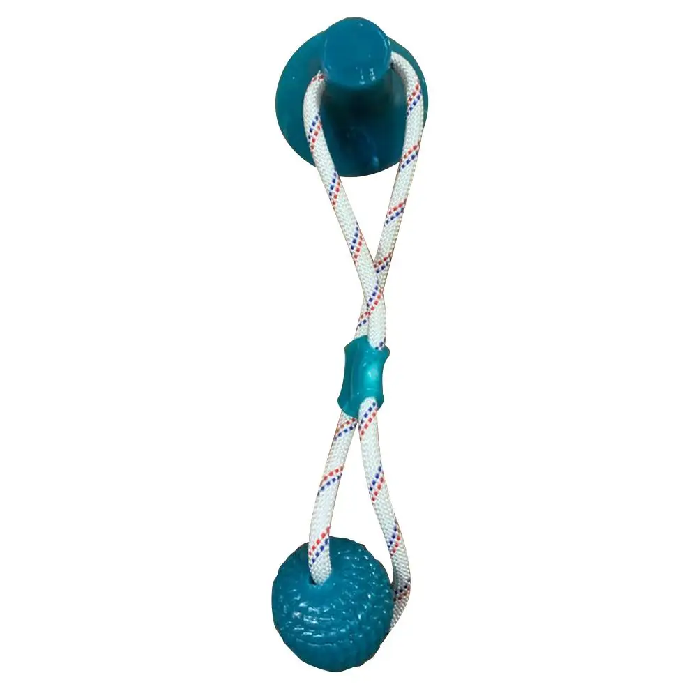 Multifunction Pet Molar Bite Toy With Suction Cup Cat Toy Multi-function Pet Molar Cleaning Tooth Ball Dog Toy