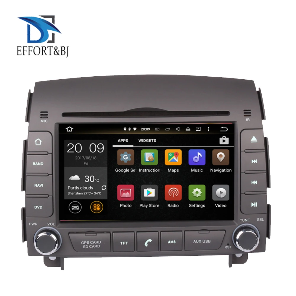 Автомобильный GPS-навигатор для HYUNDAI SONATA NF YU XIANG 6 2-2006 2008 дюйма Android Восьмиядерный