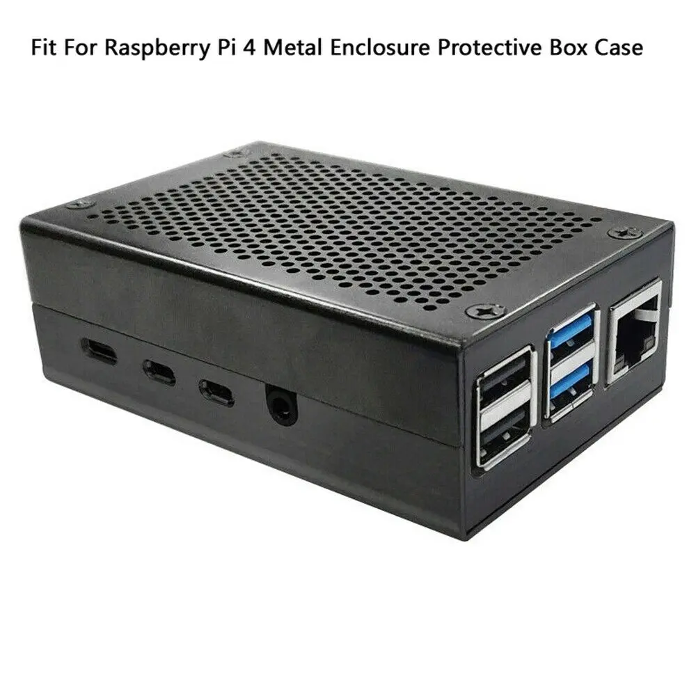 GHH подходит для Raspberry Pi 4 корпус защитный корпус черный/серый легко установить прочный практичный AA4488-AA4489