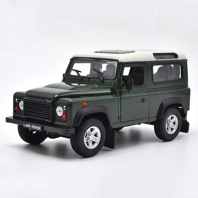 Defender-Dark green Высокое качество подарок 1:24 Defender внедорожный сплав модель, моделирование литья под давлением дверь оттяните назад Коллекция Модель - Цвет: Defender-Dark green