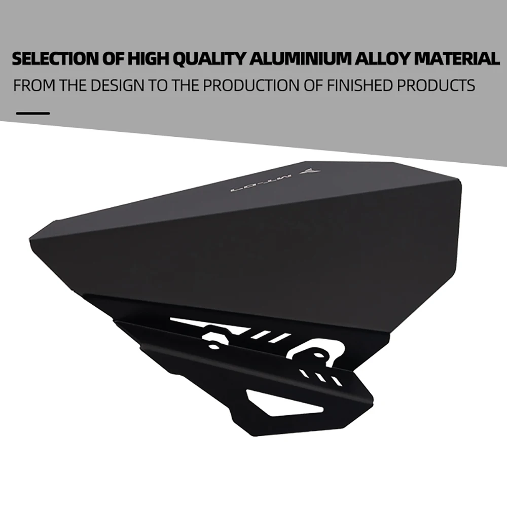 Motorcycle CNC Front Windscreen Wind Deflector Windshield Upper Cover Kit For YAMAHA MT-07 MT 07 MT07 FZ-07 FZ07