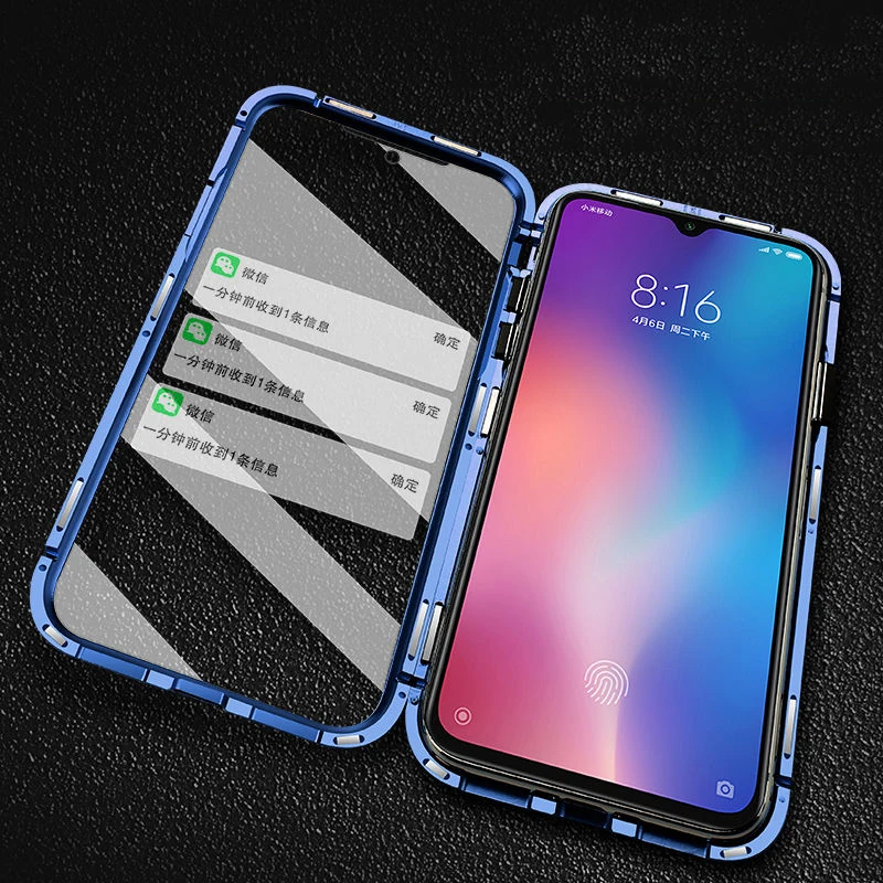 Защитный чехол на 360 ° для Xiaomi mi cc9 Pro, чехол из закаленного стекла, металлический магнитный чехол для Xia mi Note 10 Pro
