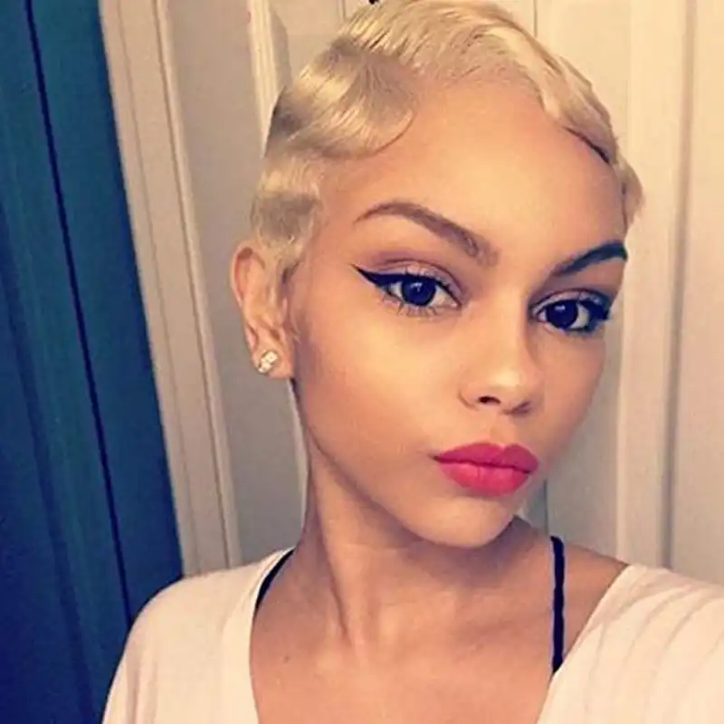 Sapphire 613 Korotkie Volosy Blond Volosy V Forme Palca Korotkie Volosy Boba Pariki Dlya Chernyh Zhenshin Volnistye Chelovecheskie Volosy Aliekspress