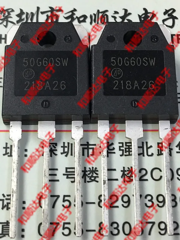 Оригинальный Новый/2 шт./50G60SW AP50G60SW TO-3P 600V 75A | Электронные компоненты и