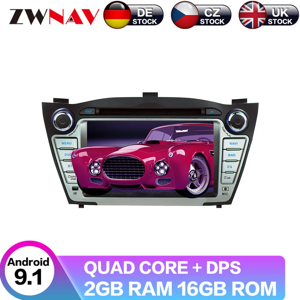 Android 9 с ips DSP экраном для hyundai IX35 Tucson 2009- автомобильный радиоприемник с навигацией GPS мультимедиа головное устройство плеер DVD