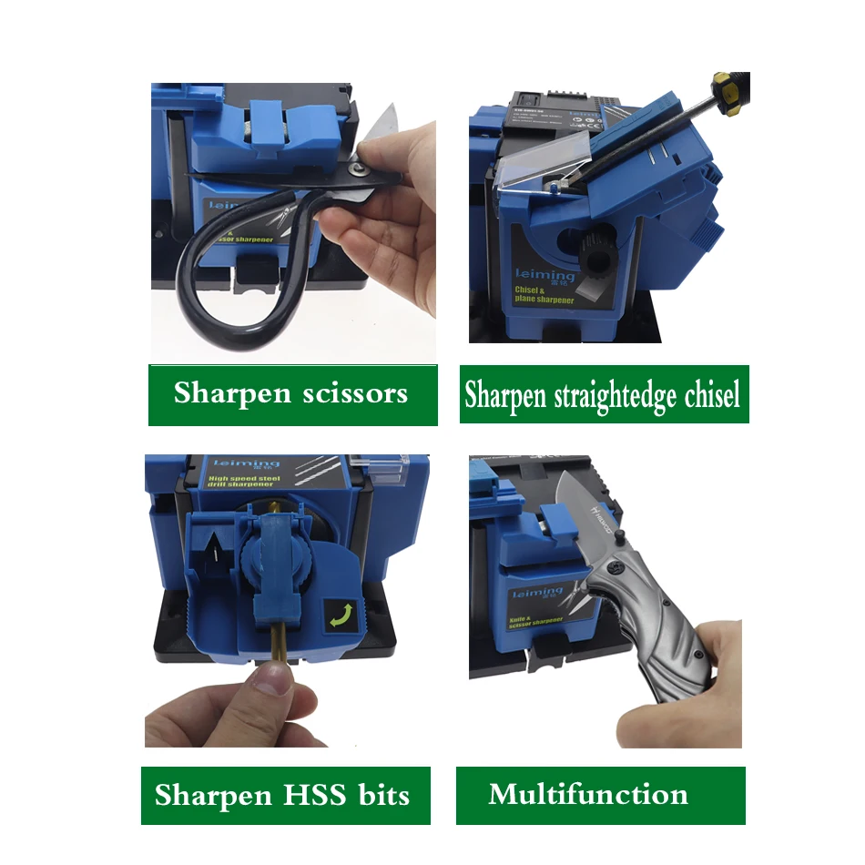  Multifunctional twist drill bit grinding machine electric grinder machine sharpener scissors kitche - 4000299985870