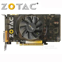 ZOTAC видеокарта GeForce GTX 550 Ti 1GD5 GDDR5 192Bit видеокарты для nVIDIA GTX 500 series карта GTX550Ti 1GD5 Dvi VGA б/у