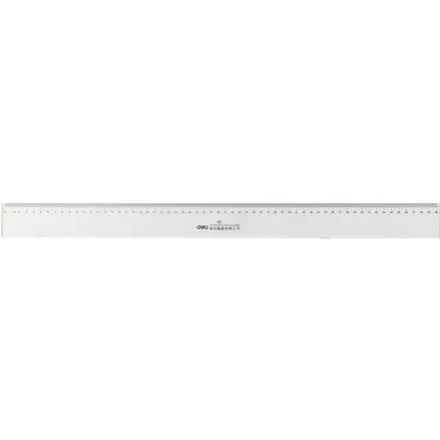 

Deli 6260 Ruler 60cm Organic Ruler Plastic Transparent Ruler 60 Centimeters Ruler Office for Student