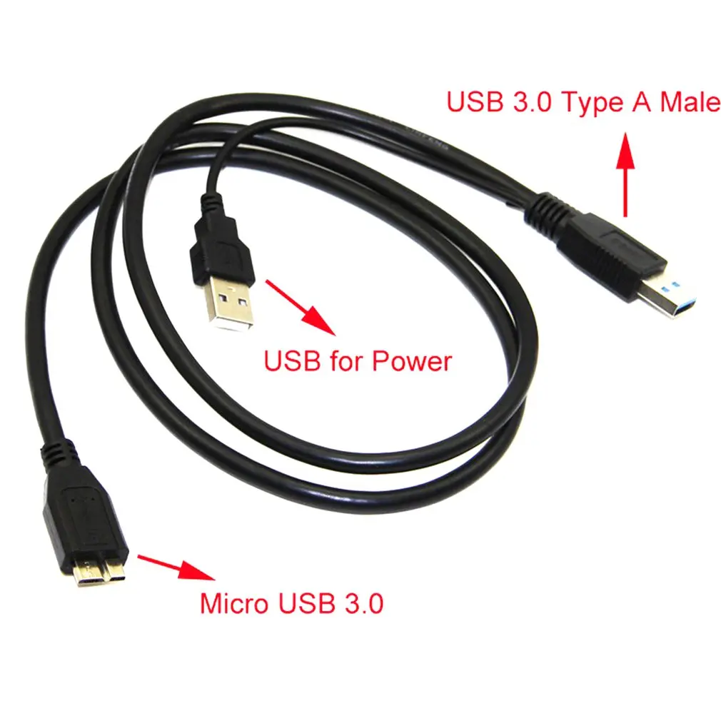 0 6 м/1 м Dual USB 3 A Male к Micro B Y ЧЕРНЫЙ Мощность кабель передачи данных мобильного