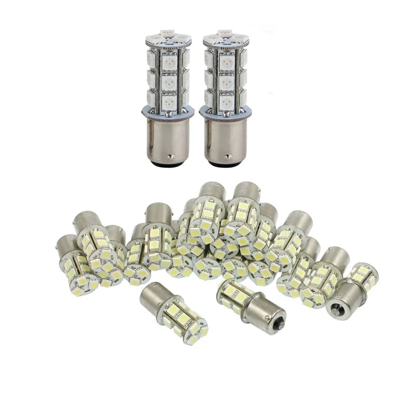 2 шт. светодиодный светильник s: 1157 SMD 5050 18 Красный автомобильный тормозной задний