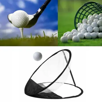 

Golf Chipping Practice Net Golf Pop-UP Indoor Outdoor Chipping Pitching Cages Mats Practice Easy Net Golf Training Aids
