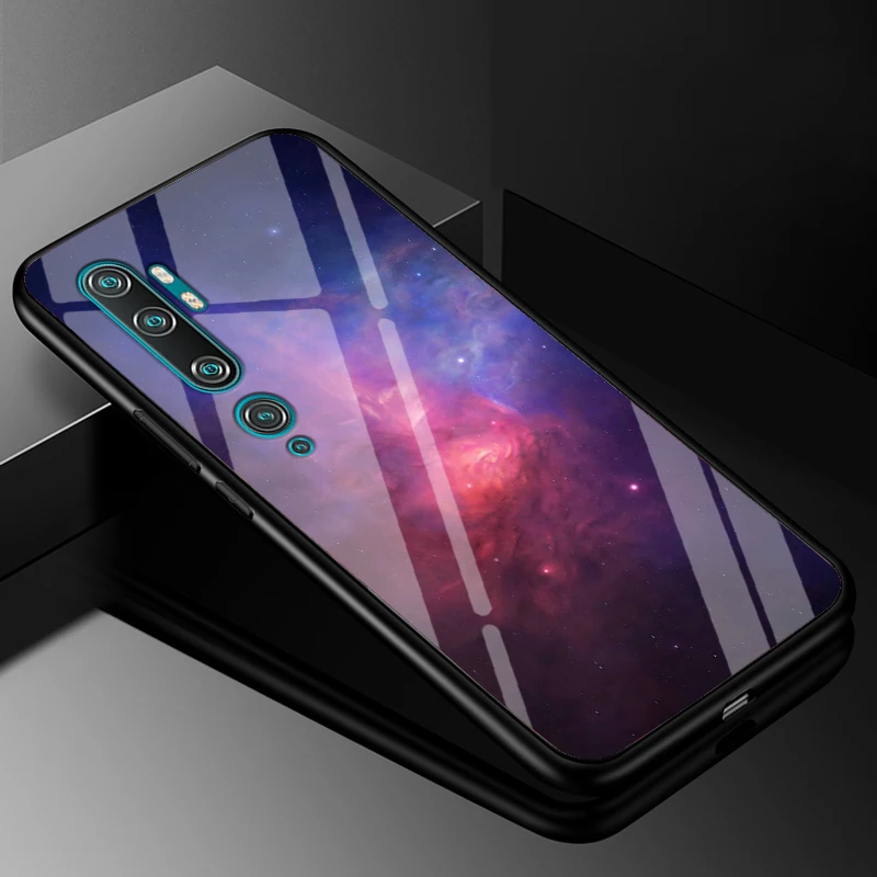 23 Для Xiaomi mi CC9 Pro Чехол PC Пластиковый стеклянный чехол для телефона черный ТПУ бампер чехол для Xiaomi mi CC9 Pro CC9Pro чехол mi cc9 Pro 6,47" - Цвет: 23