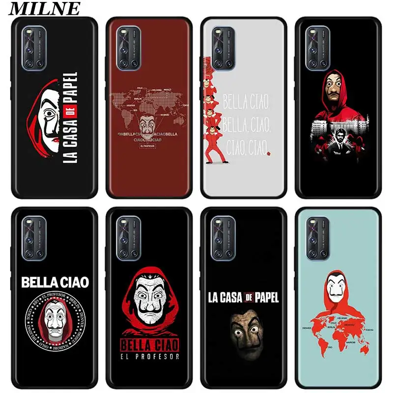 Бумажная задняя крышка из ТПУ для телефона Vivo S1 Pro Y12 Y15 Y17 Y19 Z6 чехол Y30 Y50 V19 iQOO
