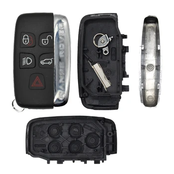 

High quality Smart car key shell 5button KOBJTF10A for Landrover Range Rover LR4 remote key Case replacement