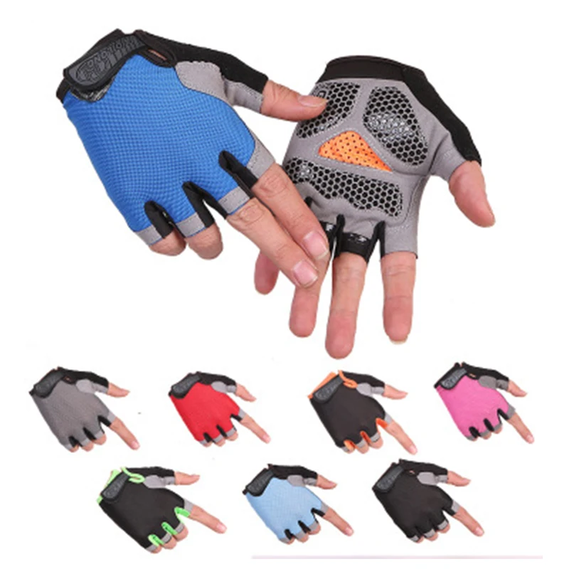 

Sports Gym Anti Slip Gloves Women Men Training Exercise Weight Lifting 3D GEL Gloves Half Finger Body Workout Fitness Glove