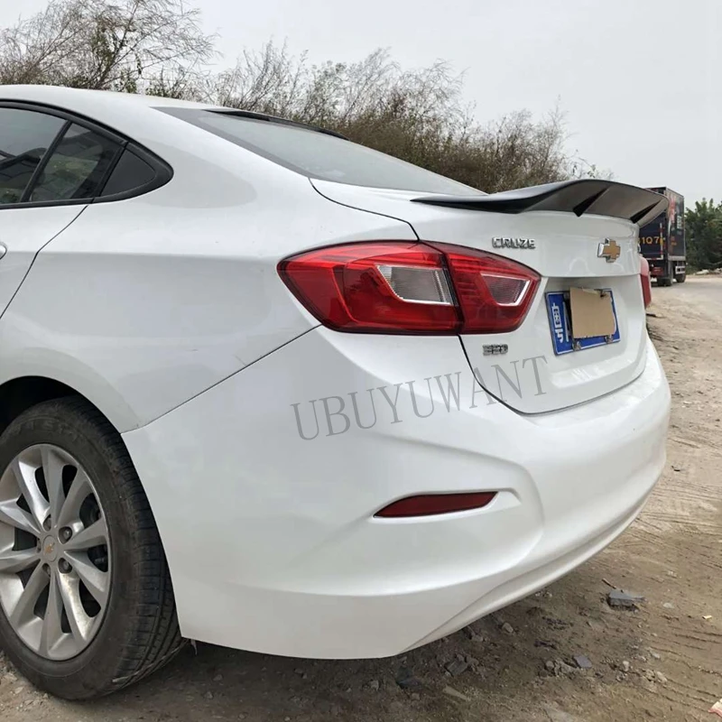 

Fit For Chevrolet Cruze 2017 2018 ABS / Carbon Fiber Exterior Rear Spoiler Tail Trunk Boot Wing Decoration Car Styling