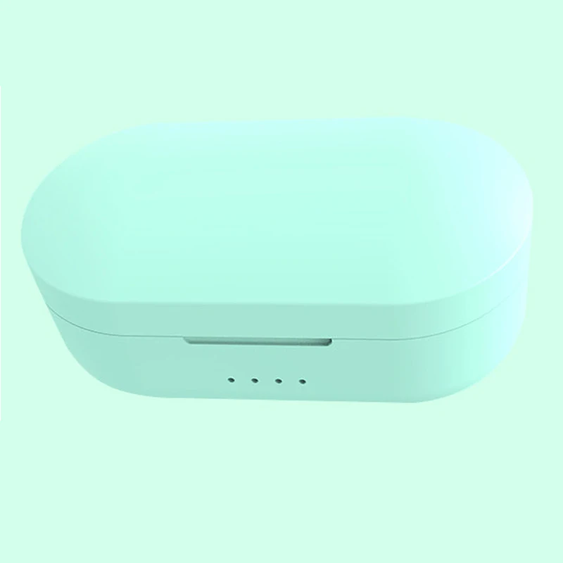 Green Femperna TWS M1 Bluetooth наушники, HD стерео беспроводные наушники, шумоподавление игровая гарнитура с зарядным устройством - Цвет: Green