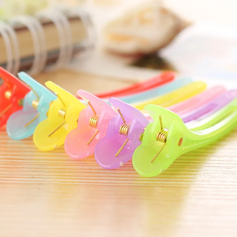 Wholesale 50pcs Rainbow Color Hair Clip Hair Clip Salon Salon Clip
