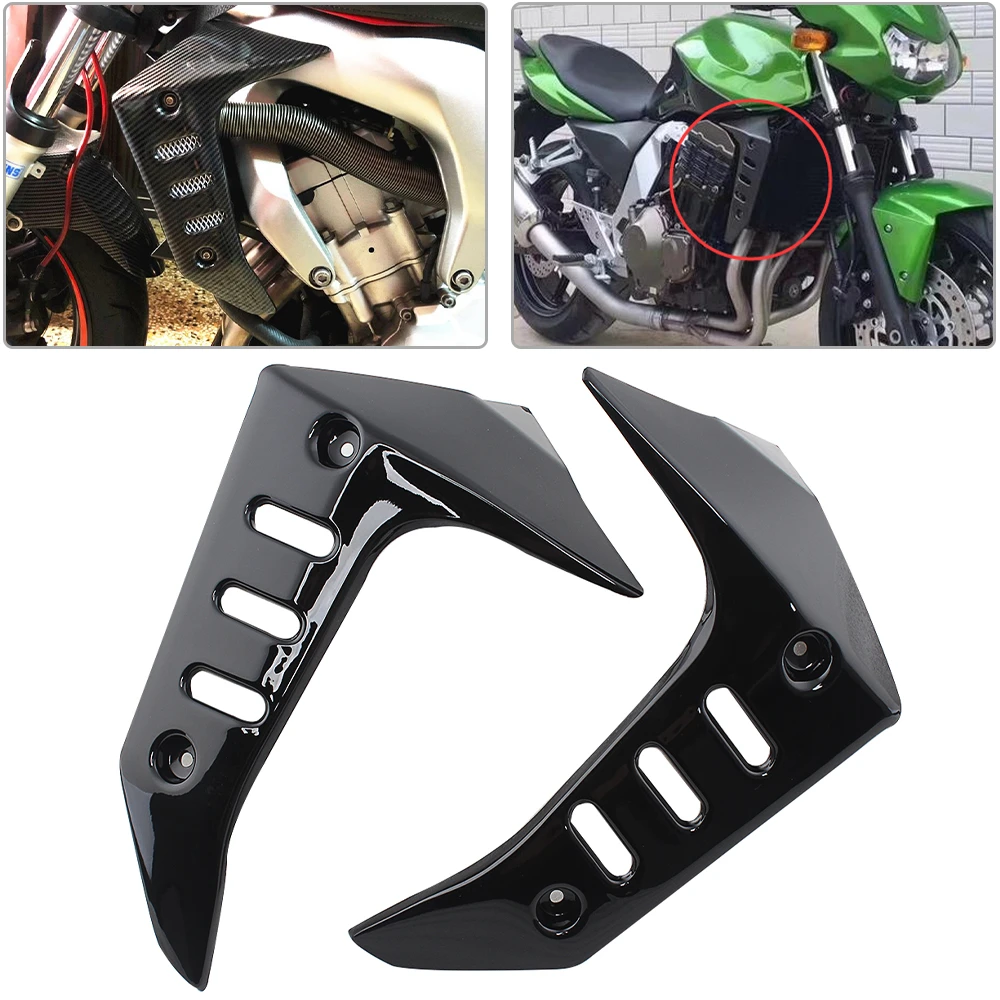 Piezas de plástico ABS alta calidad motocicleta, protectores de cuerpo, paneles radiador, cubierta de carenado, para kawaski Z750, años 2004 a 2006|Cubiertas y molduras ornamentales| - AliExpress