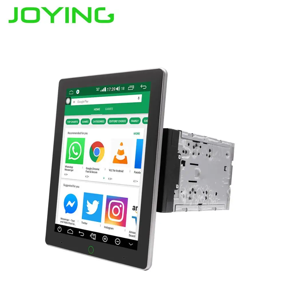  New 9.7 inch Automatic Rotatable Screen Tesla Style Android car multimedia player Car Radio with 4G