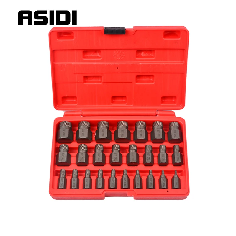 25pc Multi Spline Screw Extractor Sets For Allen T-Star screws PT1561 |