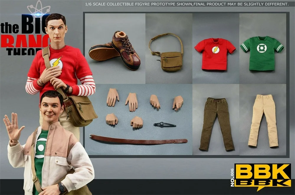 1/6 BBK BBK06 The BigBang Theory Шелдон ли Купер Geniu Учёная фигура
