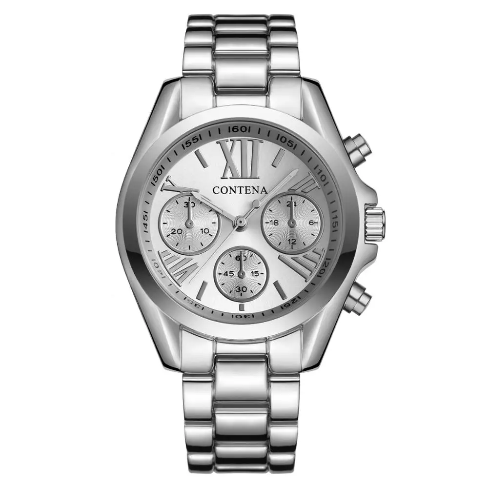 

CONTENA 2019 Ladies's Watches Quartz Watch Stainless Steel Diamond Relogio Feminino Women's Dress Watch Clock Reloj Muje