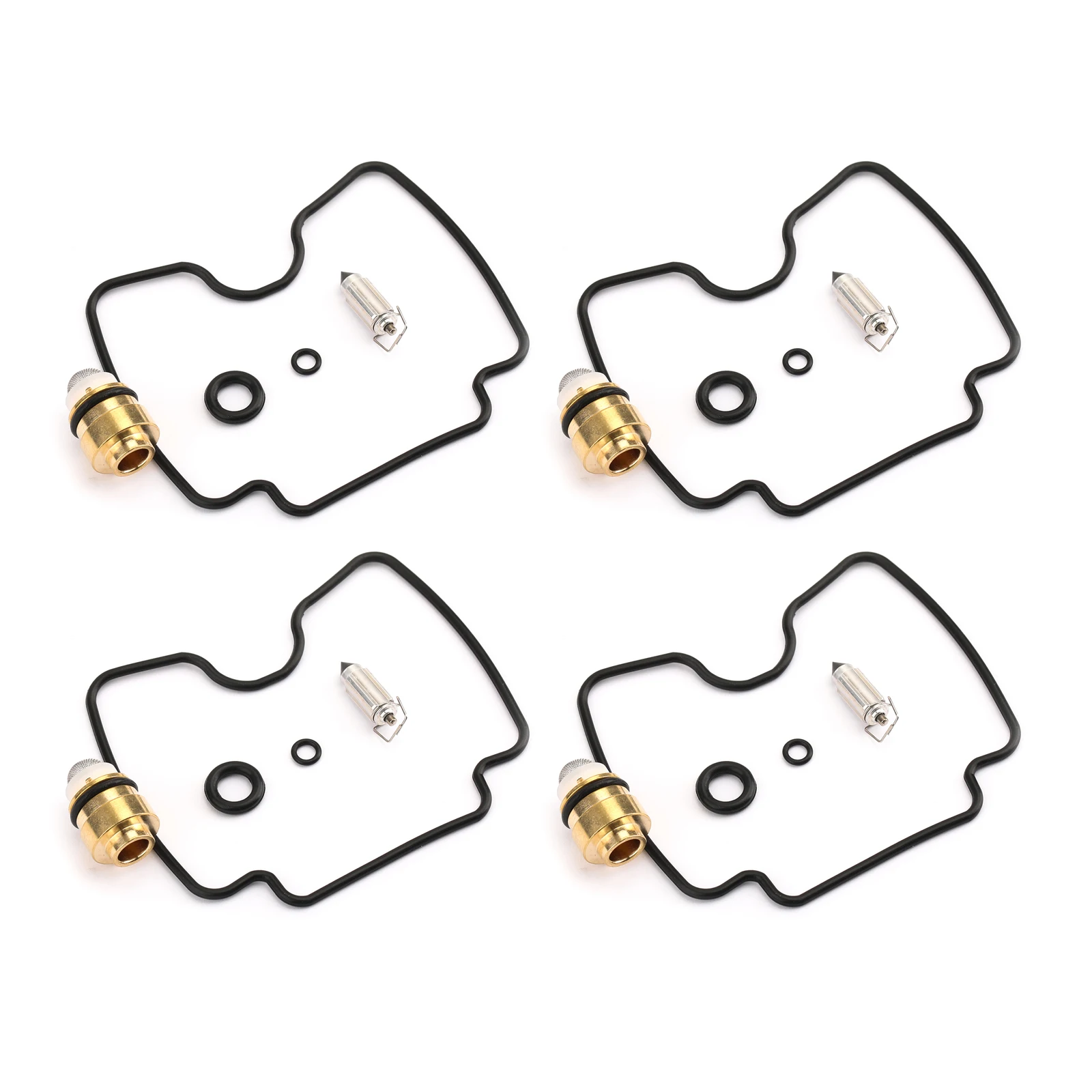 Areyourshop 4Sets For Yamaha Fzs 600 H N Sh Sn Fazer 1998-03 Carburetor Carb Rebuild Repair Kit Fazer 5Dmd 5Dmc Special Edition