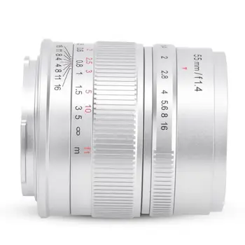 

lentes 7artisans 55mm F1.4 Large Aperture Portrait Manual Focus APS-C Frame Camera Lens for Sony E Mount / Canon