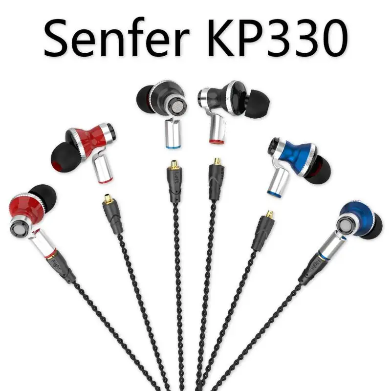 Senfer KP330 10 мм акустический динамический DD Hifi музыкальный монитор студийный сценический спортивный сменный наушник наушники MMCX кабель