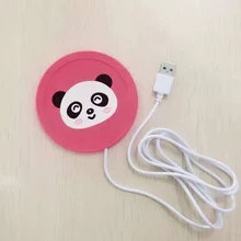 Милый мультфильм грелка чашки Pad горячие напитки силиконовый мат нагреватель для молоко чай кофе кружка JS23