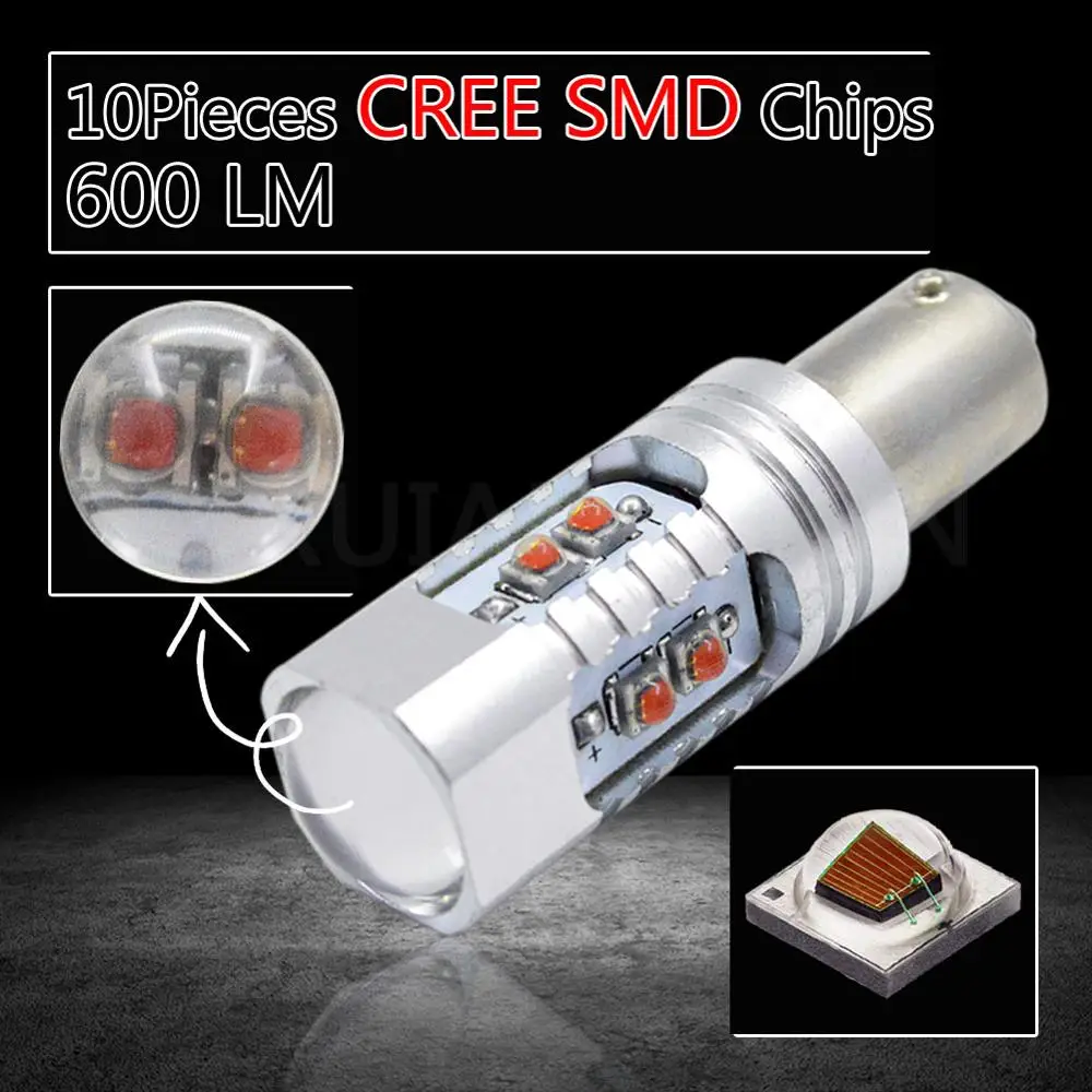 2 шт. Высокая мощность 50 Вт HID Белый Янтарный BA9S BAY9S BAX9S XB-D Canbus без ошибок светодиодный лампы для внутреннего заднего хода парковочные огни