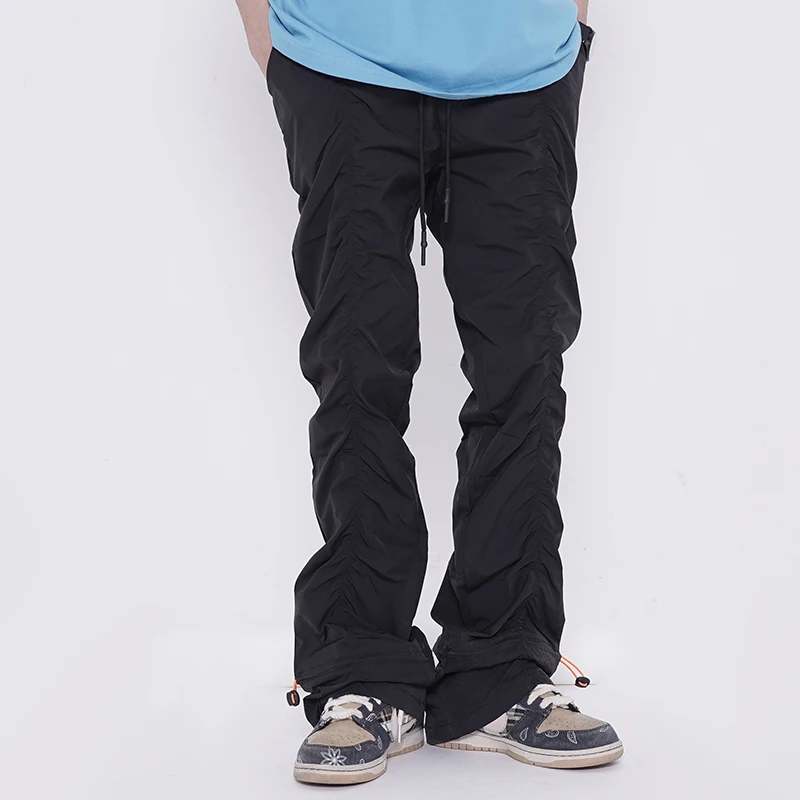 Harajuku Ruched Elastic Waist Casual 
