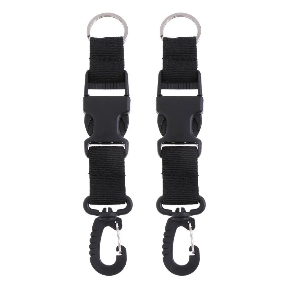 2pcs Quick Release Lanyard Holder Strap & Clip for Scuba Diving Snorkeling