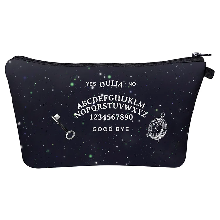 

Zohra Cross-Border for Makeup Bag 3D Digital Printed Halloween Storage Washed Bag