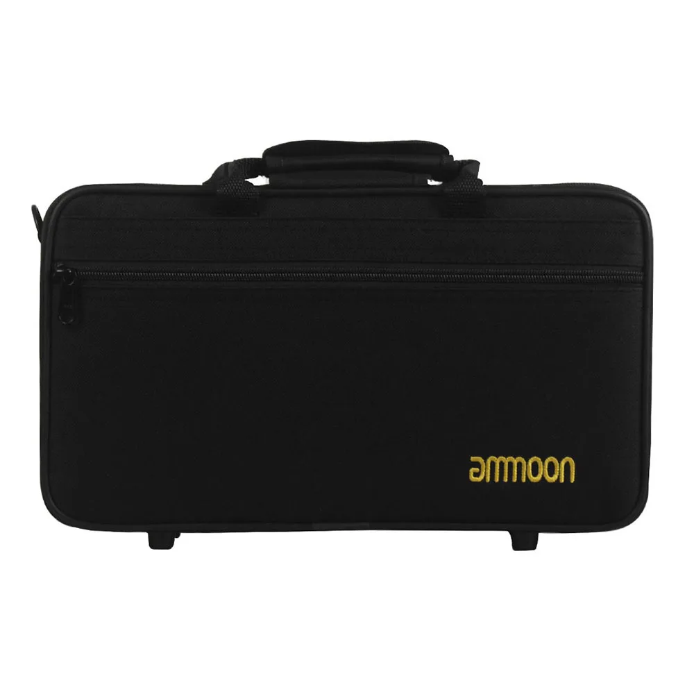 Ammoon Bb чехол для кларнета Gig Bag Backpack Box водостойкий 600D пенопластовый хлопок с регулируемым одним плечевым ремнем