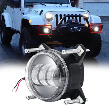 

4 inch 18W Car Round LED Fog Light 12V 24V For Jeep Wrangler/Grand/Cherokee for Dodge Journey/Charger/Magnum/Chrysler