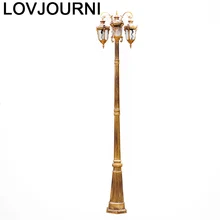 Внешний дорожный фонари для улицы Eclairage Lampadaire Solaire De Rue светильник Exterieur Lampione светодиодный светильник Plaza уличного фонаря