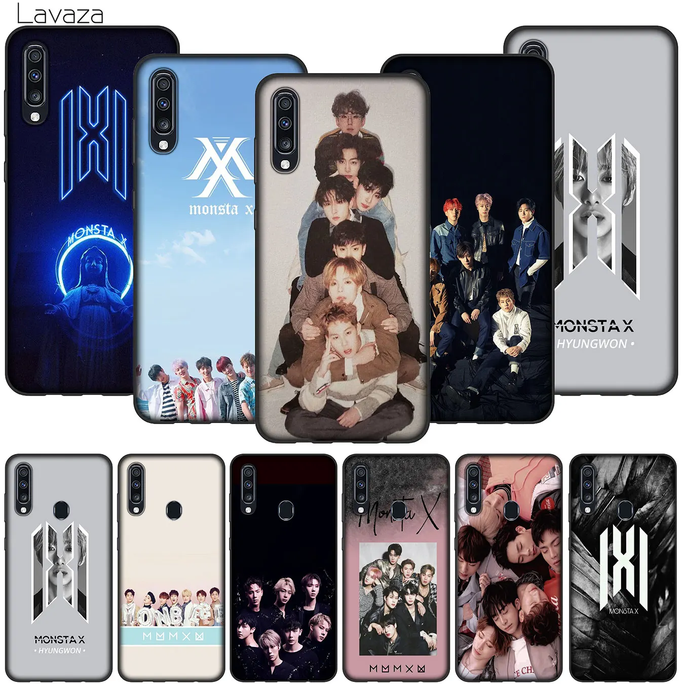 monsta x monstax kpop Soft Phone Case for Samsung Galaxy A70 A60 A50 A40 A30 A20 A10 A70S A50S A30S A20S A10S A20E |