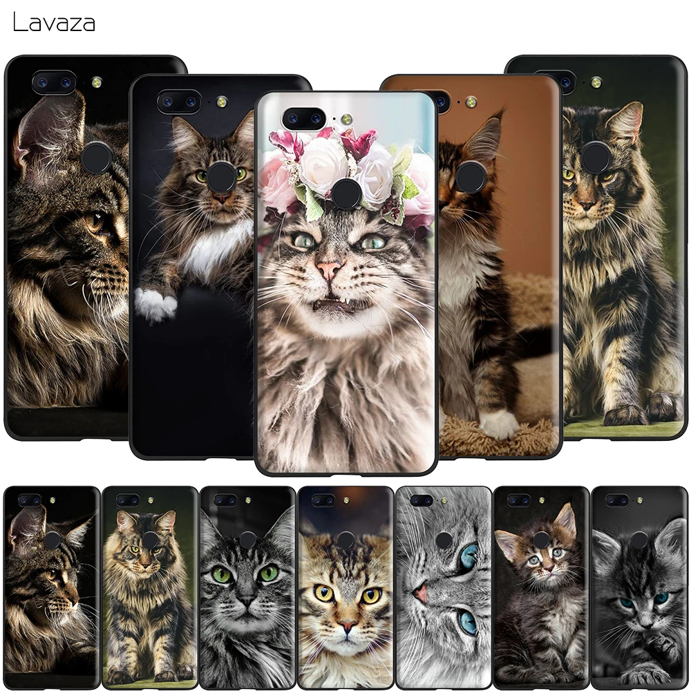 Силиконовый чехол Lavaza Pet Maine Coon Cat для Oneplus 7 Pro 6t 6 5t 5 |