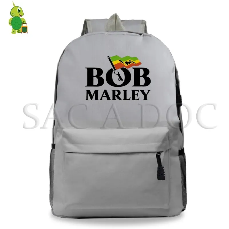 Bob Marley Legend рюкзак для подростков, брезентовые школьные сумки для женщин и мужчин, рюкзак для ноутбука, детские сумки для книг, Модный повседневный рюкзак для путешествий - Цвет: 4