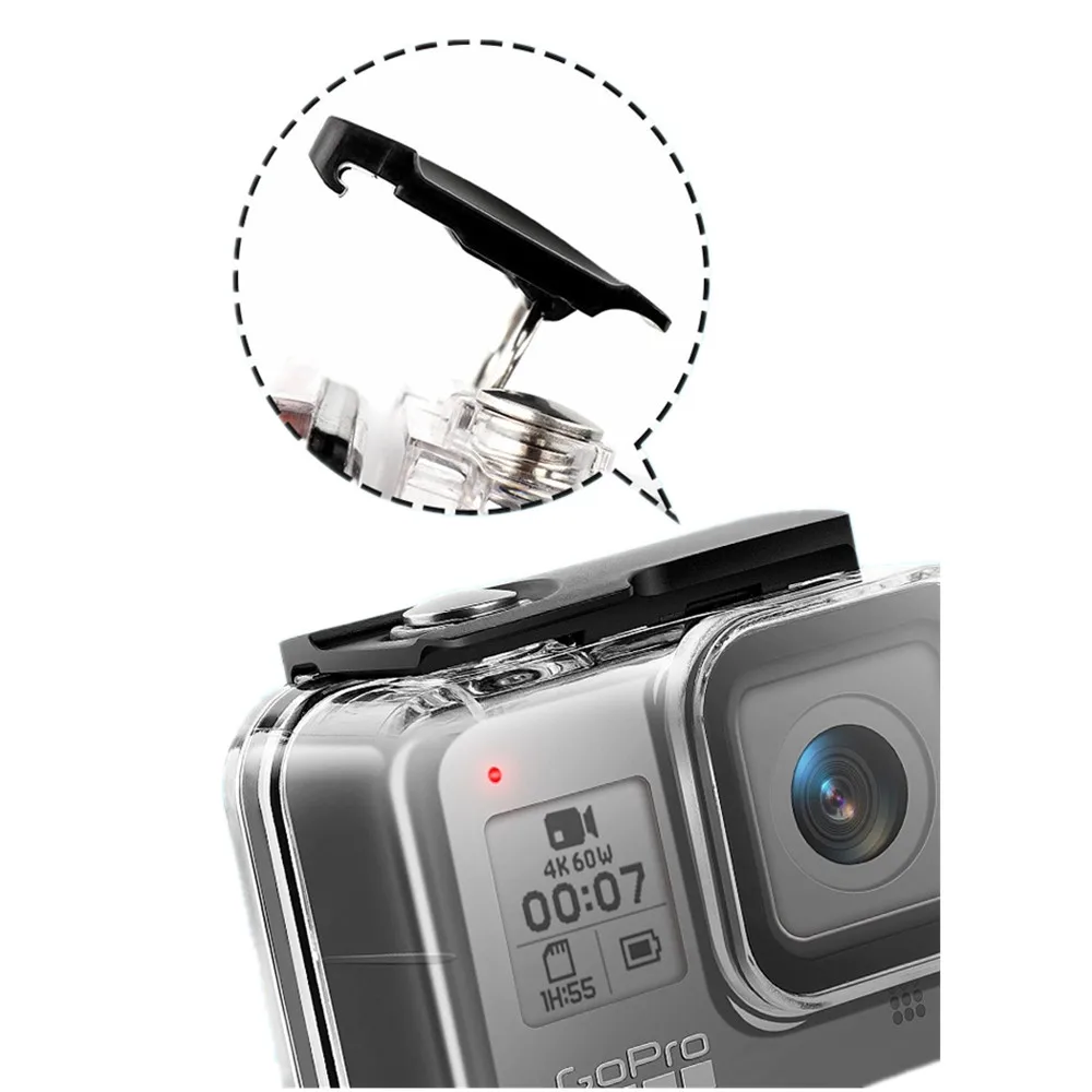 45 м подводный водонепроницаемый Дайвинг защитный корпус чехол для GoPro Hero 8 Black Action camera