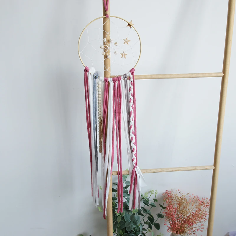 Baby Crib Mobile Baby Rattles Wool Balls Dreamcatcher Room Bed Hanging Decoration Nursing Children Products Photography Props