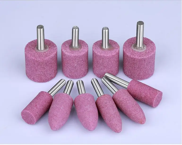 10 шт./компл. абразивные насадки для Dremel rotary tools для 6 мм хвостовик инструменты поворотный шлифовальный камень, круг головка полировка электрические инструменты аксессуары
